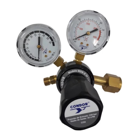 Regulador de Pressão CO2 para Cilindros Nacional MDN G 30 CO2 407786 CONDOR-898c41c9-5b9b-409c-b859-f2c5e4e619ce