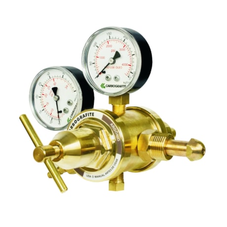 Regulador de Pressão Duplo 200 Oxigênio 010515810 CARBOGRAFITE-bec2615a-9673-407e-b82d-5705c5c44a9c