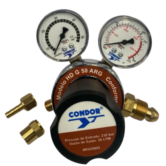 Regulador de Pressão para Cilindros 50 LPM HD G 50 ARG CONDOR-4470a4d3-4296-413f-8f05-d5c69e4ee9df