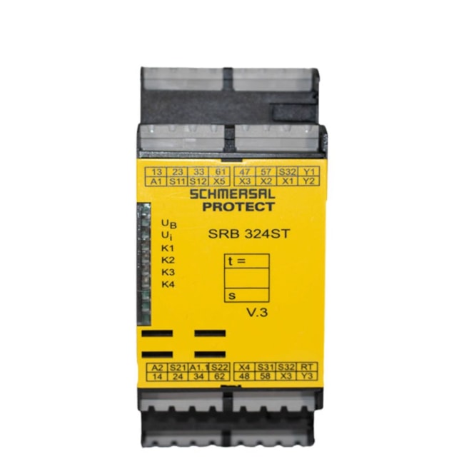 Relé de Segurança 24VAC/CD 3NA+2NA+1NF+3NP SRB 324 ST 24V ACE SCHMERSAL-a9aaeb85-ec49-400b-afee-5ac9a6859134