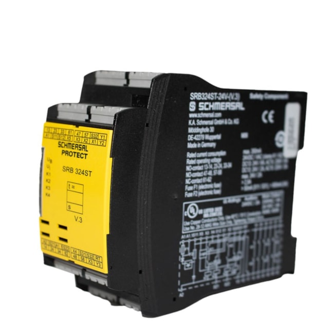 Relé de Segurança 24VAC/CD 3NA+2NA+1NF+3NP SRB 324 ST 24V ACE SCHMERSAL-055d7f8c-685f-439d-85cd-48d469222d28