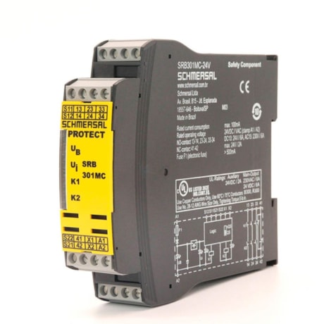 Relé de Segurança 24VAC/VDC SRB 301MC ACE SCHMERSAL-a75fbe13-d5c3-4566-a612-740e9b8f6e4f