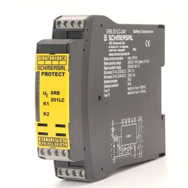 Relé de Segurança 24VDC SRB201ZHX3 ACE SCHMERSAL-2f3eb398-8cef-4faf-8439-3254bf21ff0d