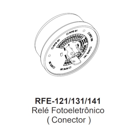 Relé Fotoeletrônico/Fotocélula 1.000W Bivolt com Conector sem Base RFE-131 6POP 13626 MARGIRIUS-cb77ac0c-f491-4e08-b4b6-25002bf8245f