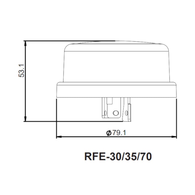 Relé Fotoeletrônico/Fotocélula 1.000W Bivolt Temporizador 4 ou 6 Horas com Conector sem Base RFE-70 6PAP 13918 MARGIRIUS-09b8bb29-1f0d-42a8-b613-893a8d2c5d5d