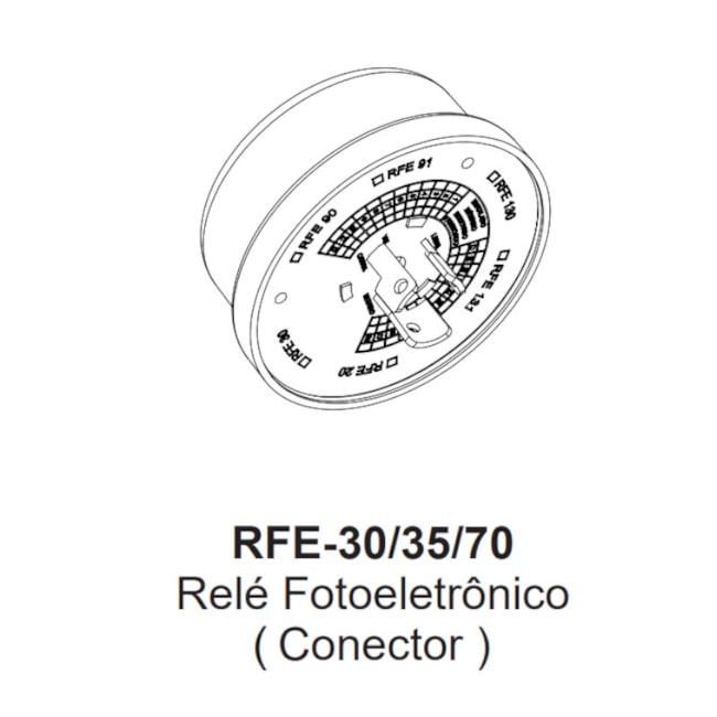 Relé Fotoeletrônico/Fotocélula 1.000W Bivolt Temporizador 4 ou 6 Horas com Conector sem Base RFE-70 6PAP 13918 MARGIRIUS-7f270129-32f5-4b02-a23b-49bfe734d4c4