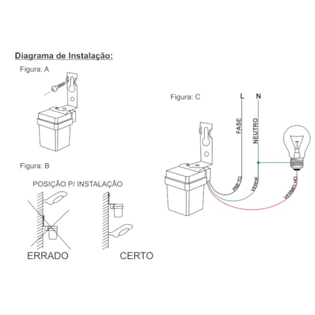 Relé Fotoeletrônico/Fotocélula 1.200W Bivolt com Base RF0314 DECORLUX-c2d49686-3536-4fe4-be30-f330b6eb07bc