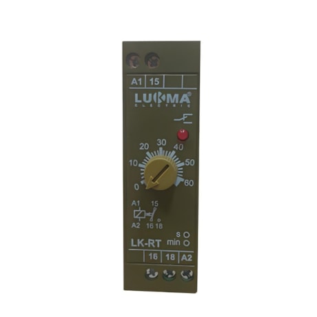 Relé Temporizador 0-15 Seg 220V LK-RT LUKMA-0099ce52-cc33-47a4-8c32-fb2b62051342