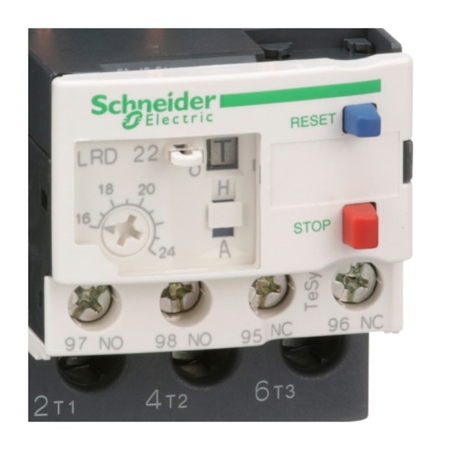 Relé Térmico 16 - 24A 1NA+1NF TESYS D LRD22 SCHNEIDER-c314e1ae-7490-4141-b453-640dd282b59c