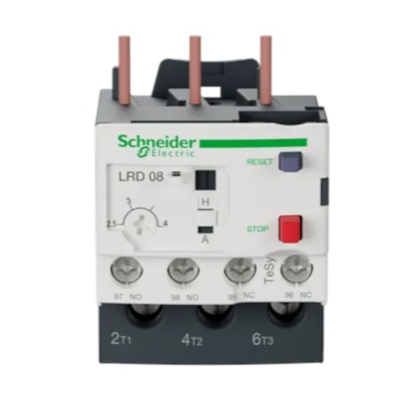 Relé Térmico 2.5 - 4A 1NA+1NF TESYS D LRD08 SCHNEIDER-1f4b69e8-b1e2-41a0-850f-2fc32fb437c4