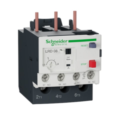 Relé Térmico 2.5 - 4A 1NA+1NF TESYS D LRD08 SCHNEIDER-d4c5d5d8-5387-4518-8f26-eefd63ec9c24