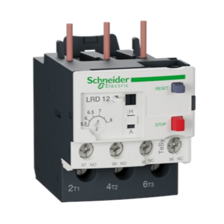 Relé Térmico 5.5 - 8A 1NA+1NF TESYS D LRD12 SCHNEIDER-11a6efe3-9aa2-40a0-a2ff-10f0383a0ffa