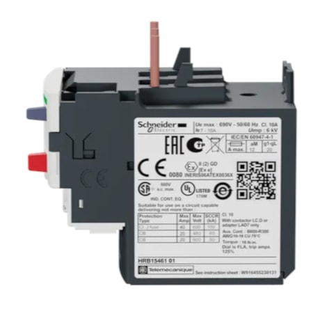 Relé Térmico 7 - 10A 1NA+1NF TESYS D LRD14 SCHNEIDER-97d0a5f6-5eaa-4632-888f-0e069466d454