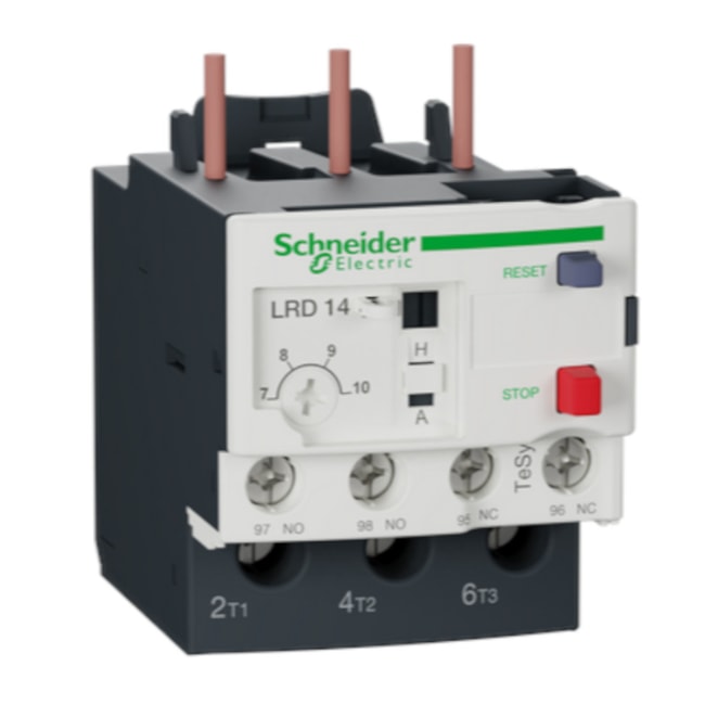 Relé Térmico 7 - 10A 1NA+1NF TESYS D LRD14 SCHNEIDER-674ec6bb-27f1-484f-b856-367798c4948c