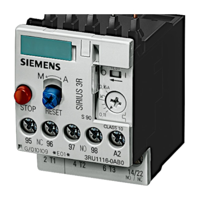 Relé Térmico 9 - 12A 3RU11161KB0 SIEMENS-645fe79b-9b9d-4a4c-8de1-f8a4af7cea1c
