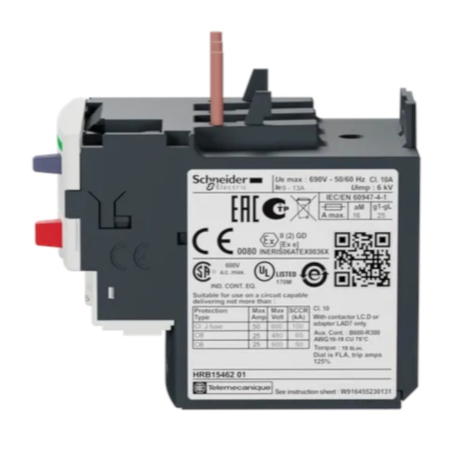 Relé Térmico 9 - 13A 1NA+1NF TESYS D LRD16 SCHNEIDER-0c505791-6dbb-432c-a6b8-88e7b2d6bc8d