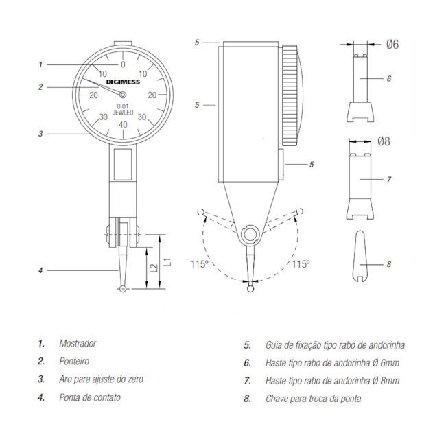 Relógio Apalpador 0.14mm/0.001mm 121.351 DIGIMESS-3a4e9126-30da-4a85-9912-1b80ebdbac8e