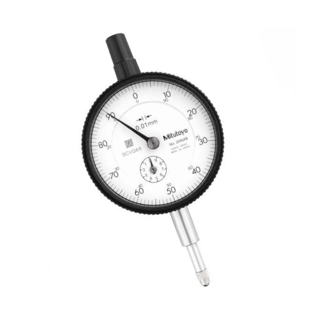 Relógio Comparador Padrão 10mm 0,01mm com Tampa Lisa 2046AB MITUTOYO-61606a1e-3954-41a7-8a5a-dab83d90f33d