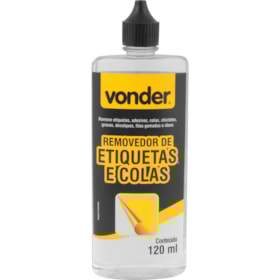 Removedor de Etiquetas e Colas 120ml 8099130001 VONDER