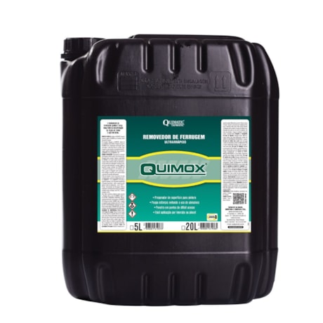 Removedor de Ferrugem Quimox 20 Litros RA4 TAPMATIC