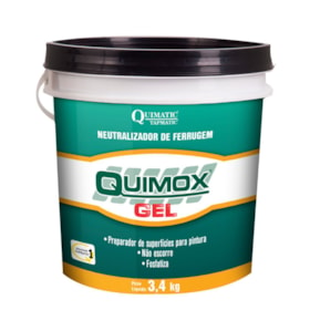 Removedor de Ferrugem Quimox Gel 3.4kg RB3 TAPMATIC