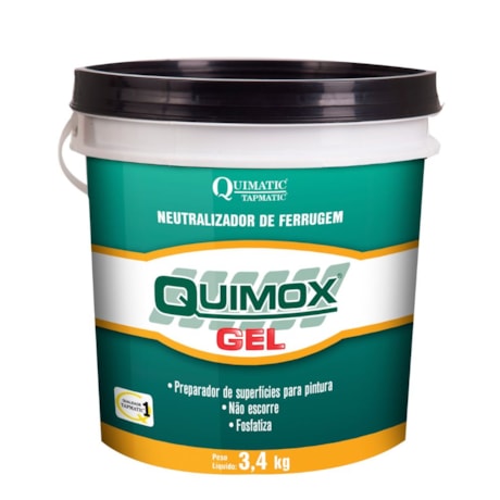 Removedor de Ferrugem Quimox Gel 3.4kg RB3 TAPMATIC-53c26907-5691-4dcc-8aff-474007913c0a