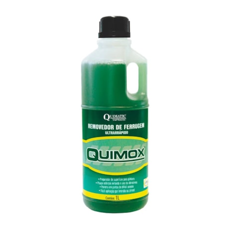 Removedor de Ferrugem Ultrarápido Quimox 1 Litro RA2 TAPMATIC