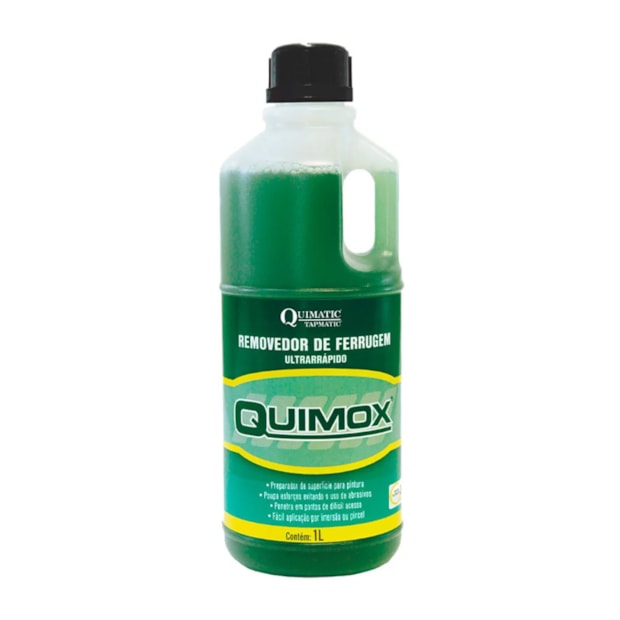 Removedor de Ferrugem Ultrarápido Quimox 1 Litro RA2 TAPMATIC-19da95a2-6d01-488b-89c9-2dd12186b975