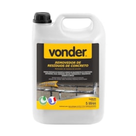 Removedor de Resíduos de Concreto Biodegradável 5 Litros 5180000500 VONDER