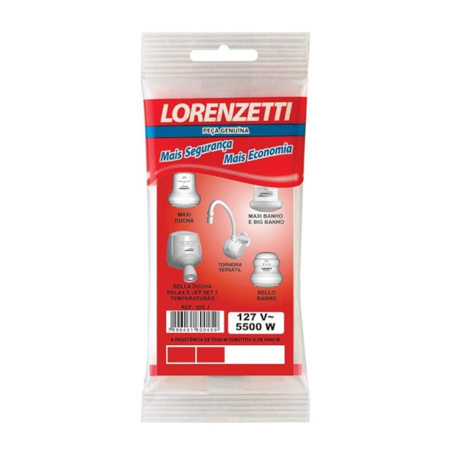 Resistência 3 Temperaturas 5.500W 110V 055-J LORENZETTI-68947617-de1b-43ac-a1da-a75a2a3334ee