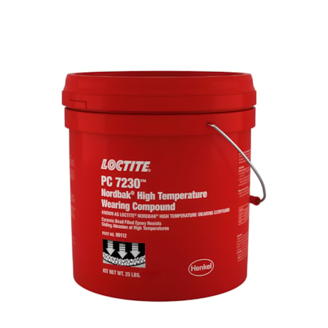 Revestimento Epóxi Cerâmico Bicomponente (A+B) 11,25kg Cinza Alta Temperatura NORDBAK PC 7230 LOCTITE