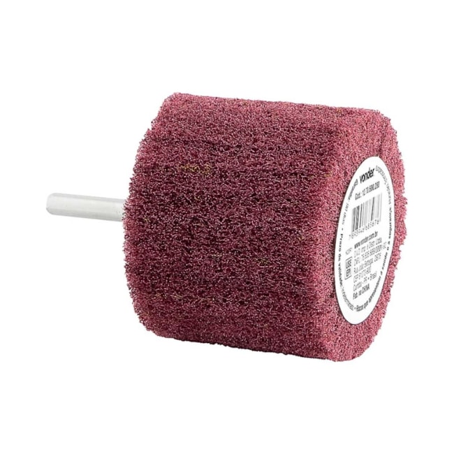 Roda com Haste para Acabamento 60mm x 50mm Grão 280 1270600280 VONDER-013bb3a8-a395-4cab-adea-c57f987083e4