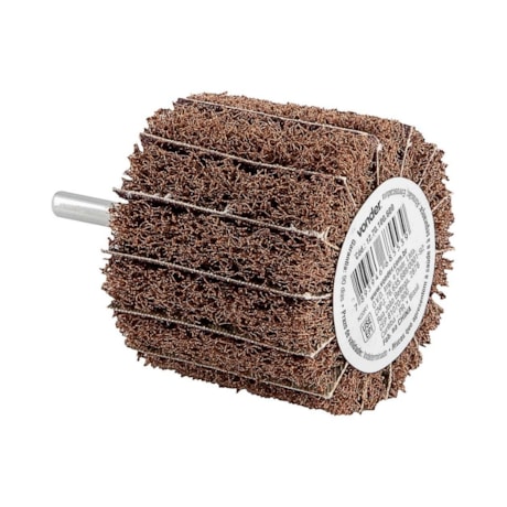 Roda com Haste para Remoção e Acabamento 60mm x 50mm Grão 100 1270100600 VONDER-0683a7e4-0259-4948-9a95-a3a89144a5cc