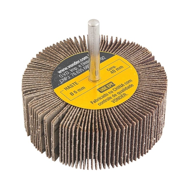 Roda de Lixa 80mm x 30mm com Haste Grão 80 1271803080 VONDER-a1b9106a-a813-4de6-9ff7-bbfee9b852ec