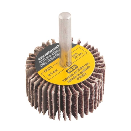 Roda de Lixa Grão 80 40x20mm 1271402080 VONDER-6f3db92b-0be5-4020-a2ef-9b84afbadd3f