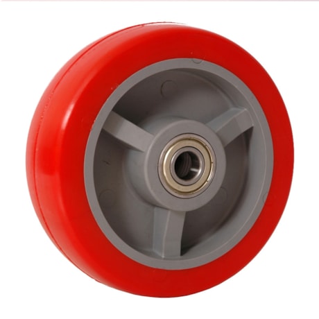 Roda em Poliuretano 150x38mm 175Kg com rolamento B602114 TELLURE-ba6a1011-d098-40f9-b9f1-3a7610fabfae