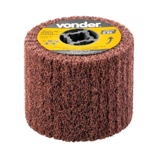 Roda Manta Abrasiva para PEV1380 Grão 60 1269138060 VONDER-6c50af38-816f-4521-a21d-9e9b33905dba