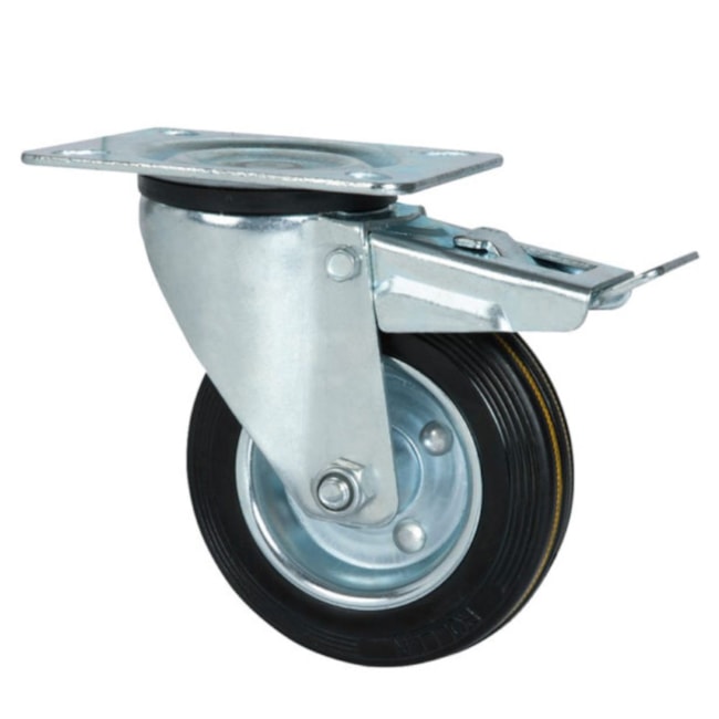 Rodízio Giratório com Freio 4