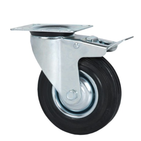 Rodízio Giratório com Freio 6