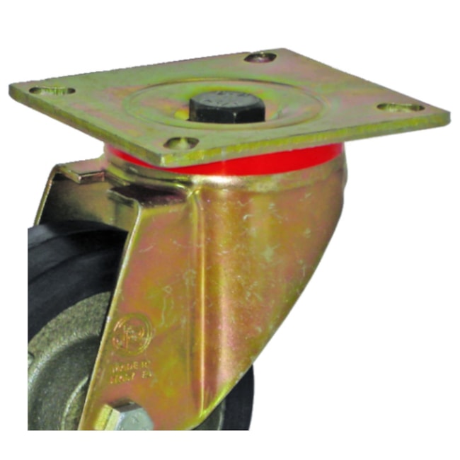 Rodízio Giratório Pesado Borracha Placa 125x50mm 250kg B722623 TELLURE-5493060e-b13a-4f5c-b787-7c7659323688