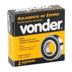 Rolamento de Esfera 6200-2RS VONDER