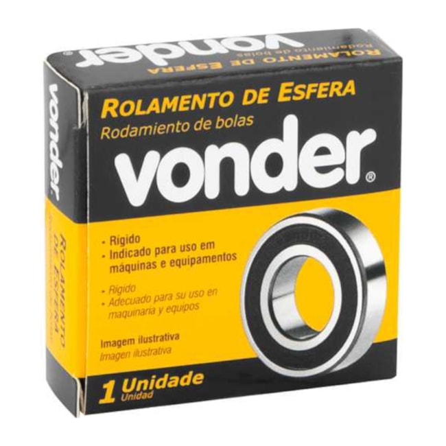 Rolamento Rígido de Esfera 12x32mm 6201-2RS VONDER-8e674a4c-1273-4553-9e2e-162a557fc569