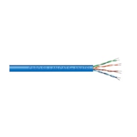 Rolo Cabo de Rede com 4 Pares 24AWG CAT-5E CMX Azul 305 Metros 00109.828 SIL