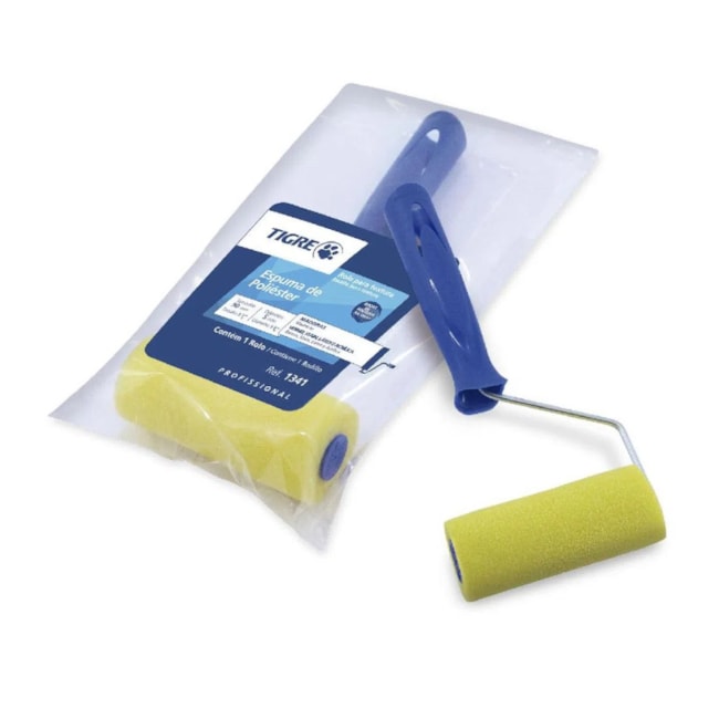 Rolo de Espuma 9cm com Suporte 1341 TIGRE-442fba71-7542-4a34-8b6a-7dd3e137d851