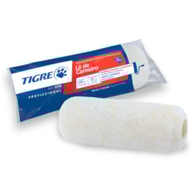 Rolo de Lã de Carneiro para Pintura 23cm sem Suporte 1316 TIGRE 
											