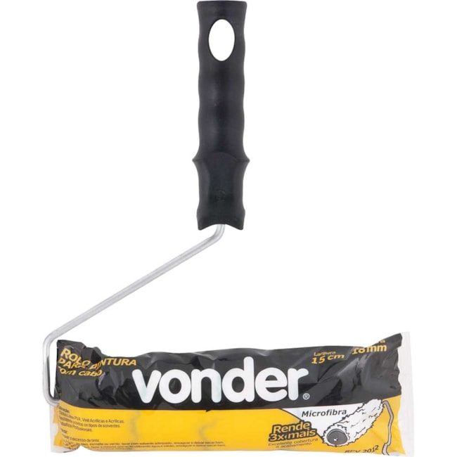 Rolo de Microfibra para Pintura 15cm com Suporte RPV2012 6241201215 VONDER-1b5c9160-862c-4301-b23d-076a5cf5525f