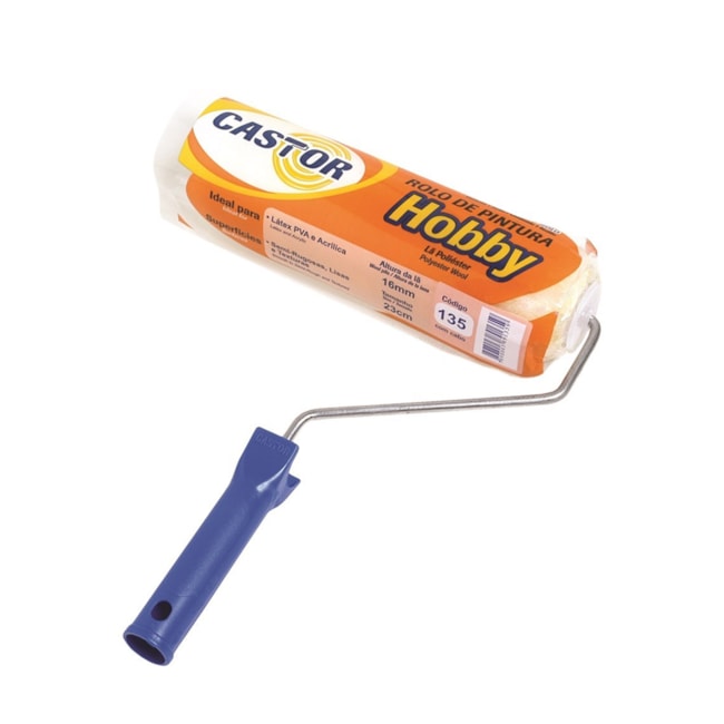 Rolo de Pintura em Lã Sintética 23cm com Suporte 174289 CASTOR-2d5cdeea-5fa0-436b-853a-6bf561d8fc6f