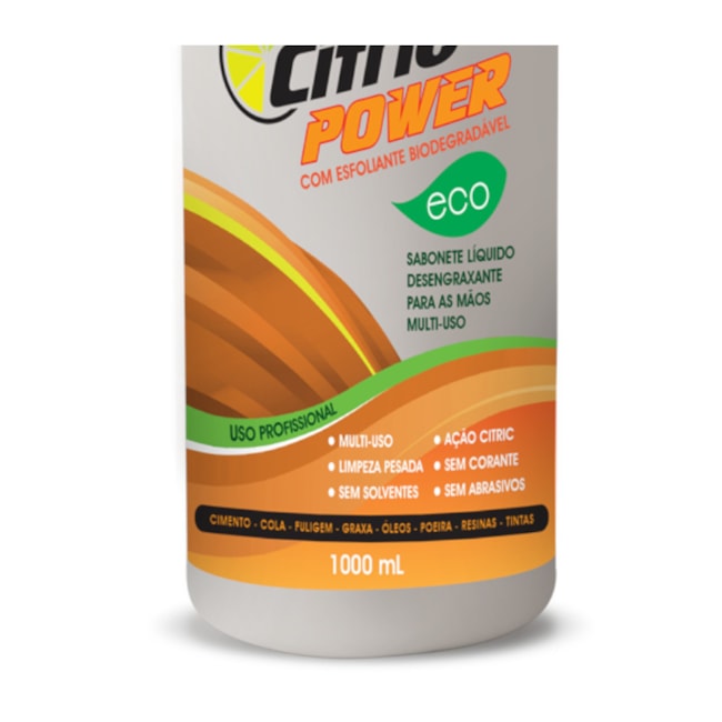 Sabonete Líquido Desengraxante Esfoliante Citric Power 1 Litro 63628 NUTRIEX-53d69c2d-c693-4d3c-9acc-8a06540ba99c