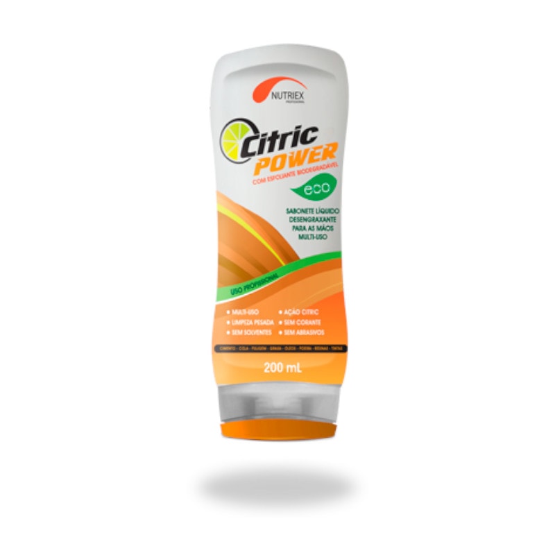 Sabonete Líquido Desengraxante Esfoliante Citric Power 200ml 63610