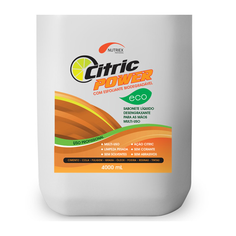 Sabonete Líquido Desengraxante Esfoliante Citric Power 4 Litros